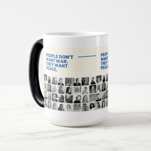 Want Peace Mugs (Front Left)