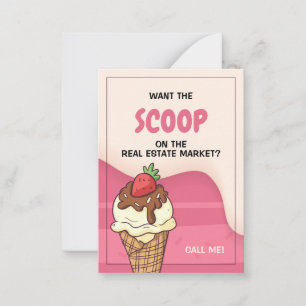 Want the Scoop Summer Card