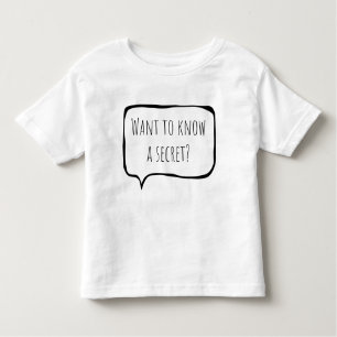 Want to know a secret, big brother customizable toddler T-Shirt