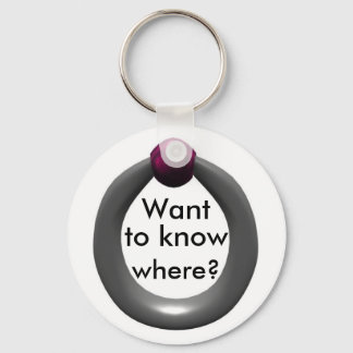 Want to know where? Captive bead ring Key Ring