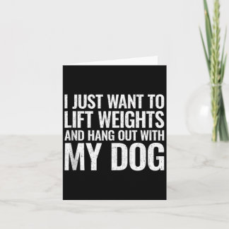 Want To Pet The Dogs Funny Animal Lover Gift Card