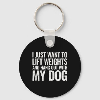 Want To Pet The Dogs Funny Animal Lover Gift Key Ring