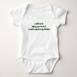 Want to Speak to Grandad Baby Bodysuit