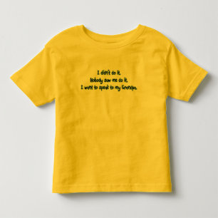 Want to Speak to Grandpa Toddler T-Shirt