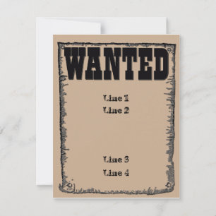 Wanted