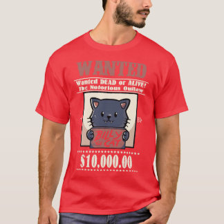 Wanted Cat by Tobe Fonseca T-Shirt