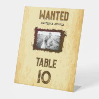 WANTED 🤠 Cowboy Wedding Table Numbers