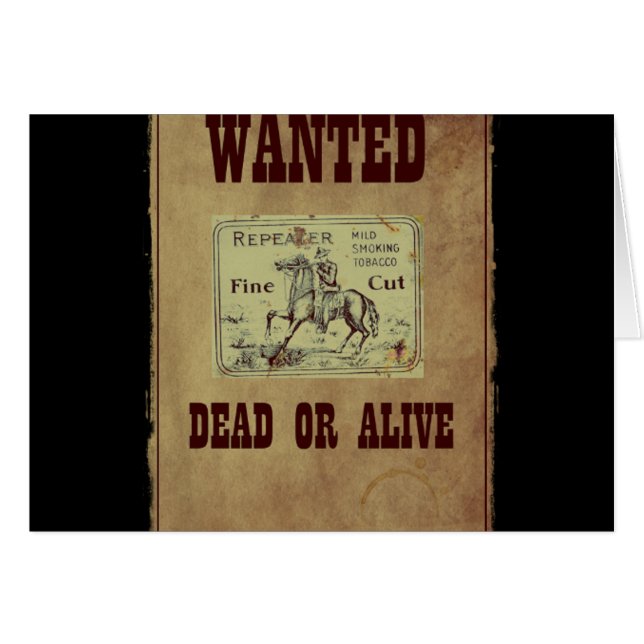 Wanted Dead or Alive (Front Horizontal)
