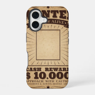 Wanted Dead or Alive iPhone 16 Case