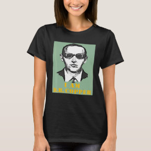Wanted I Am D B Cooper Sketch Cryptid Urban Legend T-Shirt
