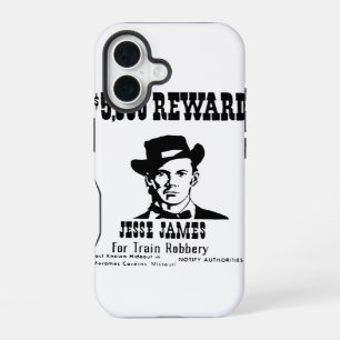 Wanted Jesse James iPhone 16 Case