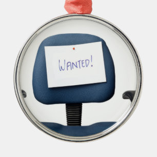 Wanted Metal Tree Decoration