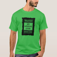 Wanted : My Missing Limb t-shirt