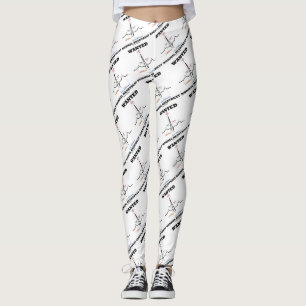 Wanted Normal Heartbeat ECG Electrocardiogram Leggings