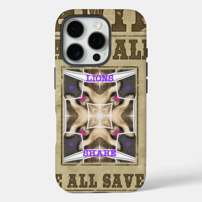Wanted Peace Case-Mate iPhone Case (Back)