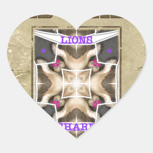 Wanted Peace, Love and Inspiration: Spread Harmony Heart Sticker (Front)