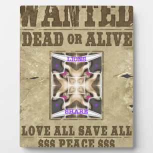 Wanted Peace, Love and Inspiration: Spread Harmony Plaque