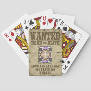 Wanted Peace, Love and Inspiration: Spread Harmony Playing Cards