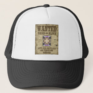 Wanted Peace, Love and Inspiration: Spread Harmony Trucker Hat