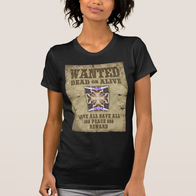 Wanted Peace T-Shirt (Front)