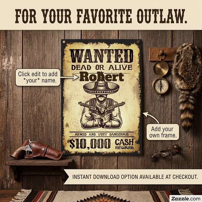 Wanted Personalized Poster (Creator Uploaded)