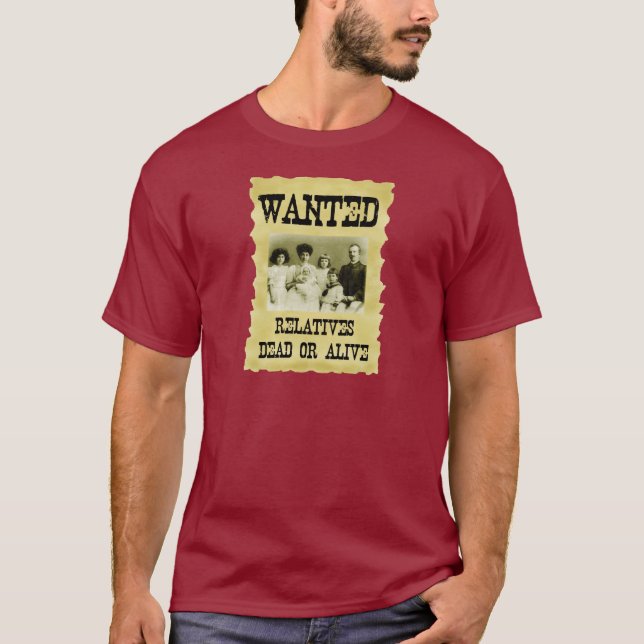 Wanted Poster T-Shirt (Front)