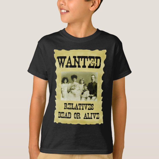 Wanted Poster T-Shirt (Front)