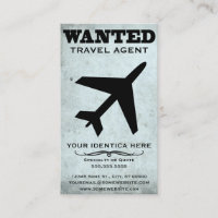 wanted poster travel agent