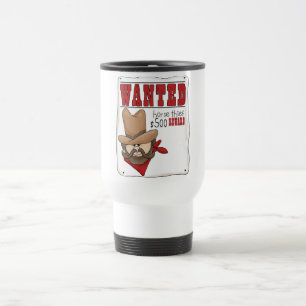 Wanted Poster Travel Mug