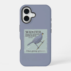 Wanted South Island Kokako iPhone 16 Case