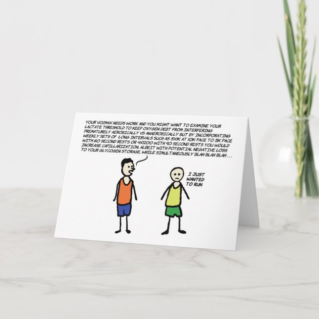 Wanted To Run Card (Front)