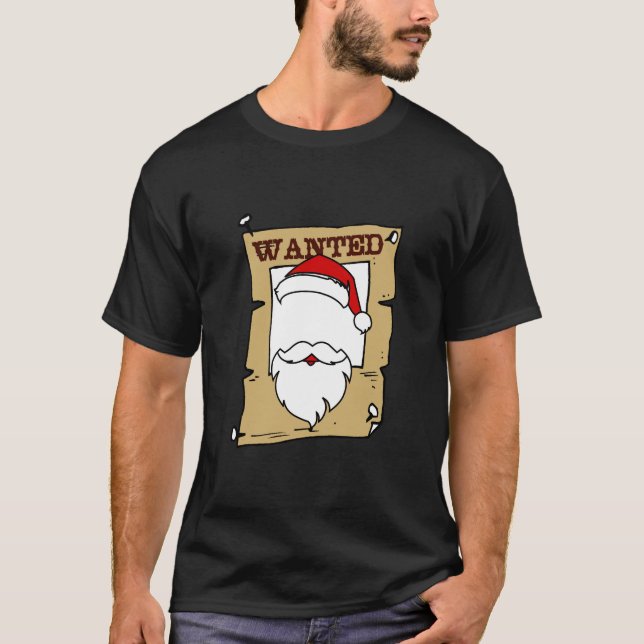 Wanted X-Mas Santa T-Shirt (Front)