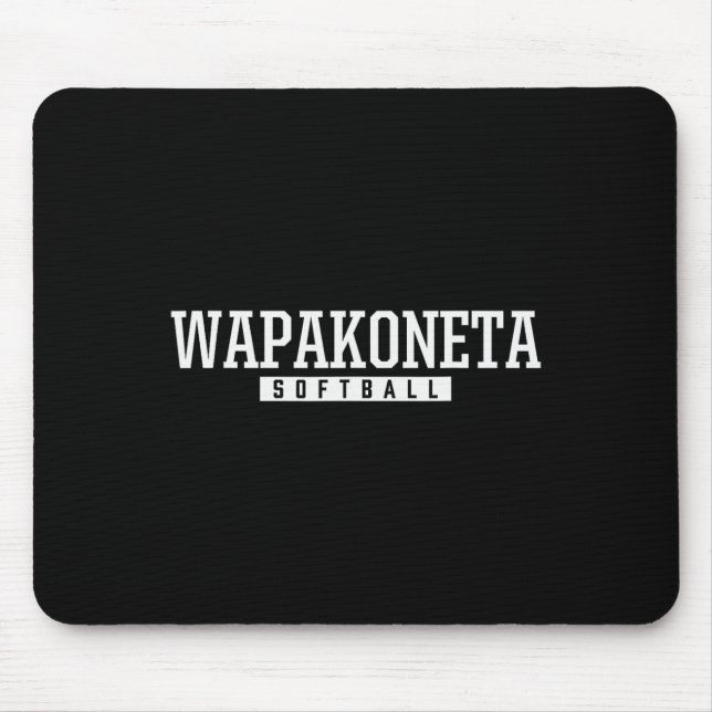Wapakoneta High School Softll  Mouse Pad (Front)