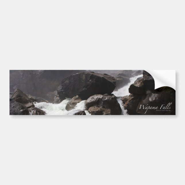 Wapama Falls Bumper Sticker (Front)