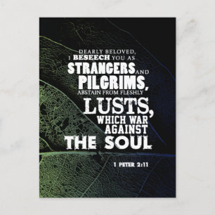 War against the soul postcard