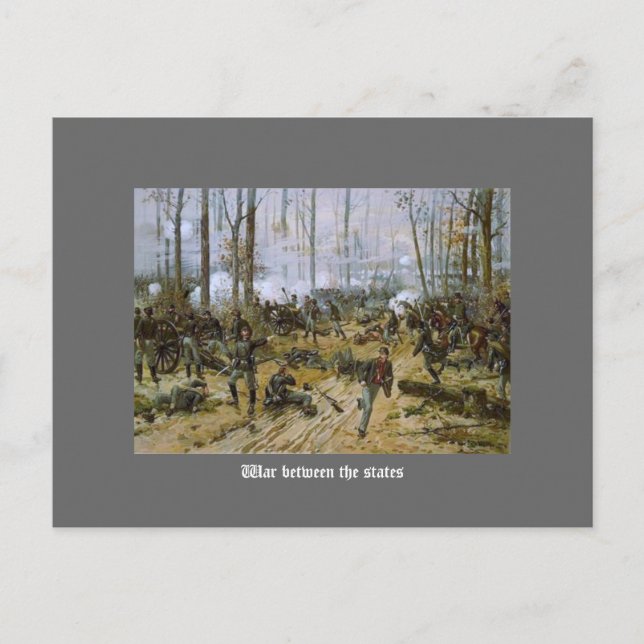 War between the states postcard (Front)