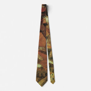 War by Arnold Bocklin, Vintage Symbolism Fine Art Tie