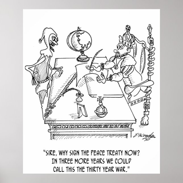 War Cartoon 1398 Poster (Front)