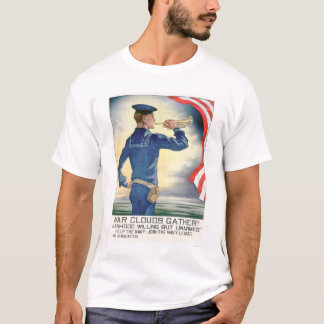 War Clouds Gather! Join the Navy League (US02185) T-Shirt