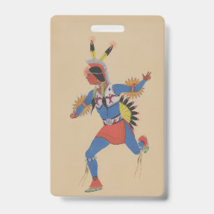 War Dance (or The Runner) ID Badge