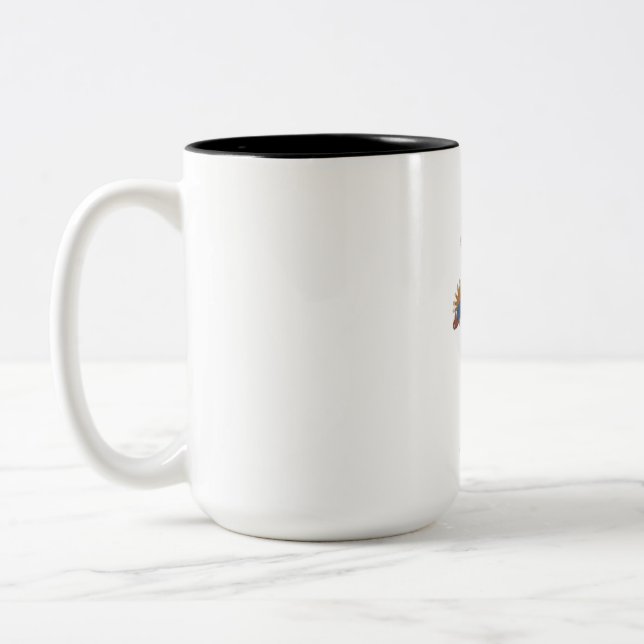 War Dance (or The Runner) Two-Tone Coffee Mug (Left)