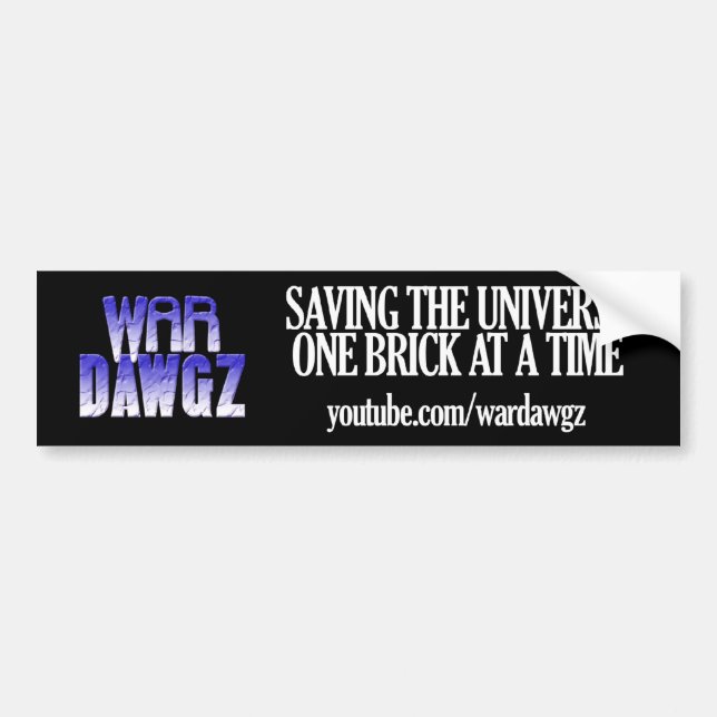 War Dawgz Bumper Sticker (Front)
