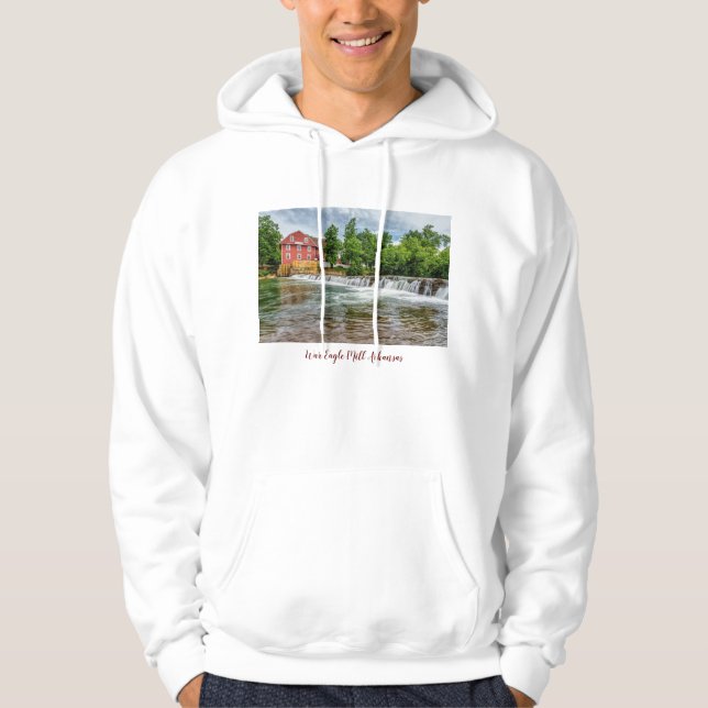 War Eagle Mill and Waterfall Hoodie (Front)
