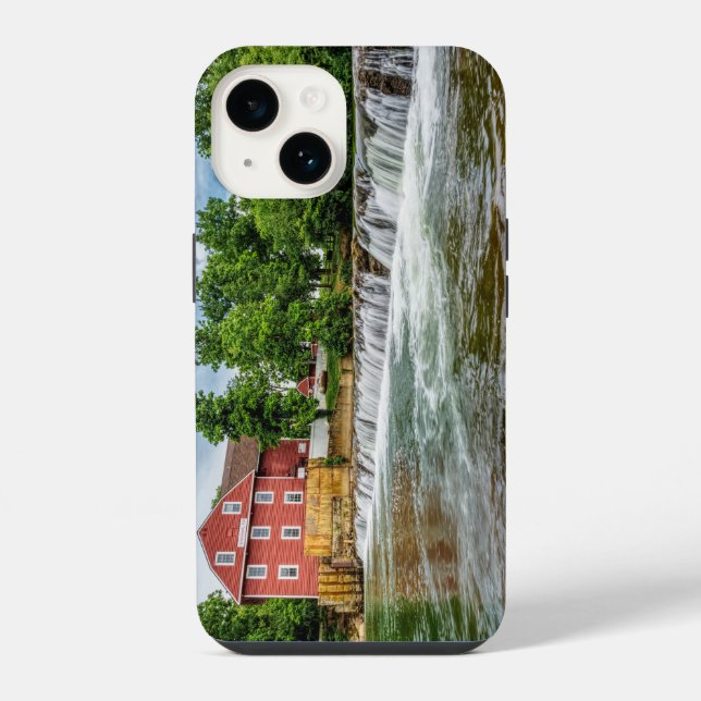 War Eagle Mill and Waterfall iPhone Case (Back)