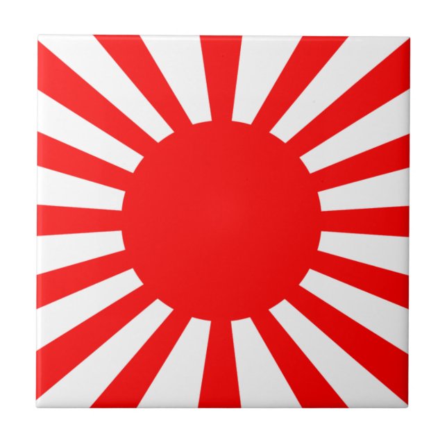 War Flag of the Imperial Japanese Army Tile (Front)