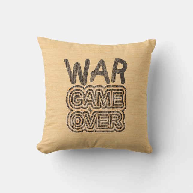 War Game Over Cushion (Front)