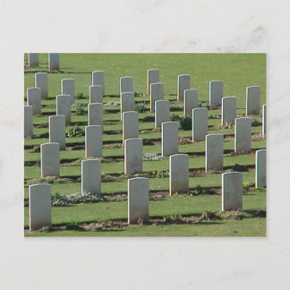 War graves in the Somme Postcard