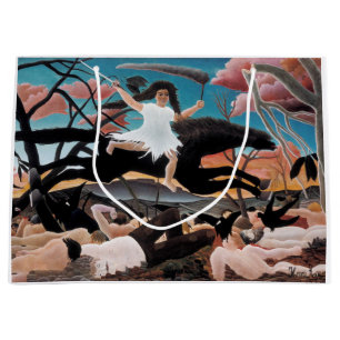 War, Henri Rousseau, 1894 Large Gift Bag