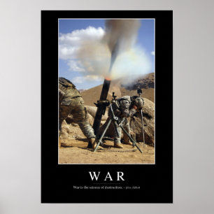 War: Inspirational Quote 1 Poster