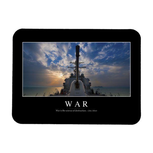 War: Inspirational Quote 2 Magnet (Horizontal)